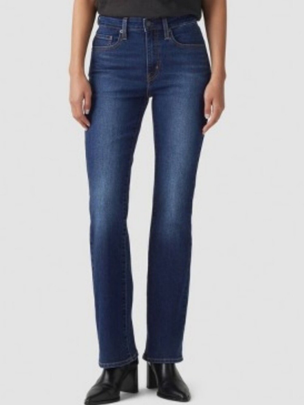 725 Levi's Women's Bootcut, High Rise Jeans in Dark Blue (2 Pairs)